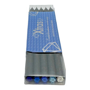 (1) Pack 5-Piece Swarovski Elements Crystal Pencil Set BLUE Blackwood by XTRAS